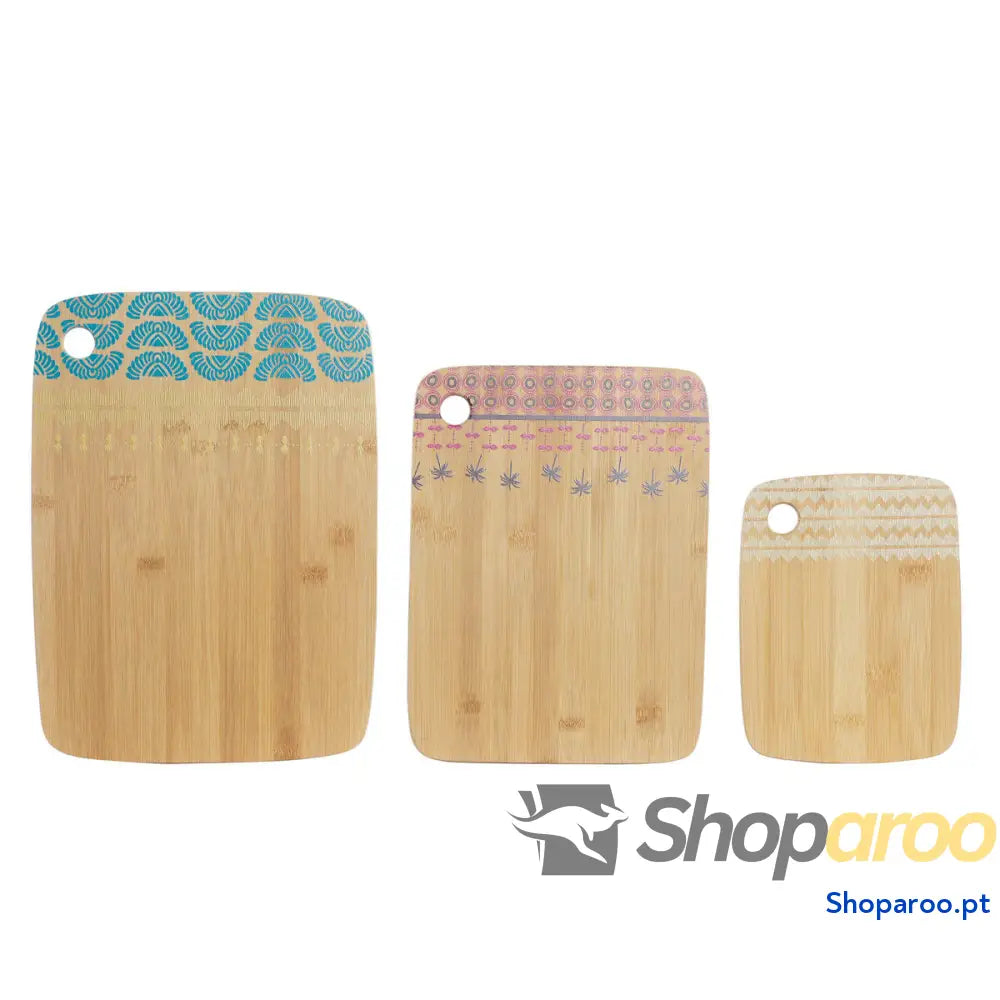 Conjunto de tábuas de cortar DKD Home Decor Tropical
