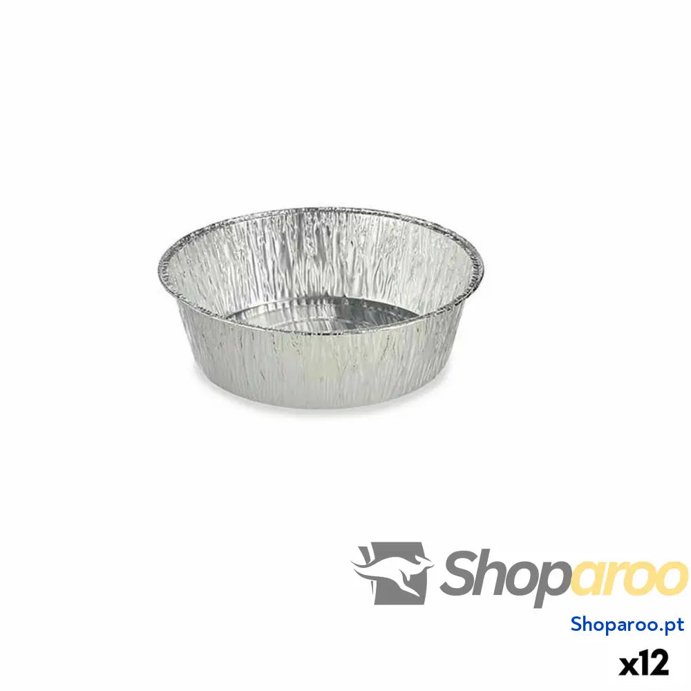 Conjunto de tabuleiros para alimentos Kinvara 30287 Descartável Redondo 12 Unidades