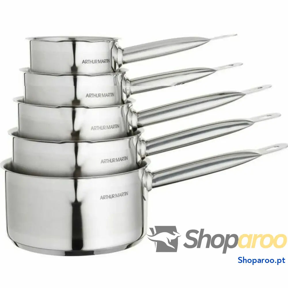 Conjunto de Tachos Arthur Martin Prateado Aço inoxidável 5 Peças