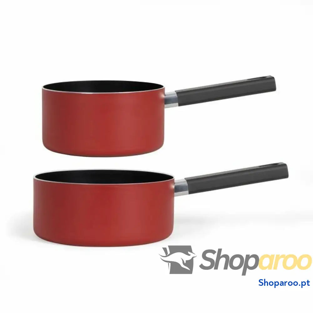 Conjunto de Tachos Livoo Vermelho Silicone 2 Peças (2 Unidades)