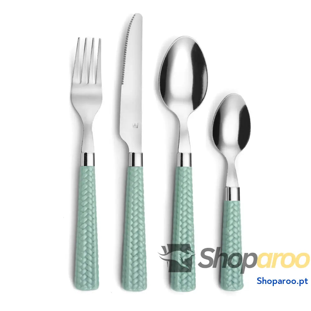 Conjunto de Talheres Amefa Paille 24 Peças Metal Duas cores (25 cm)