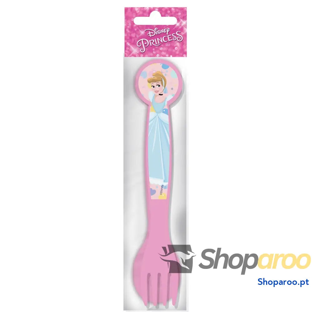 Conjunto de Talheres Disney Princess CZ11398 Cor de Rosa Plástico 2 Peças