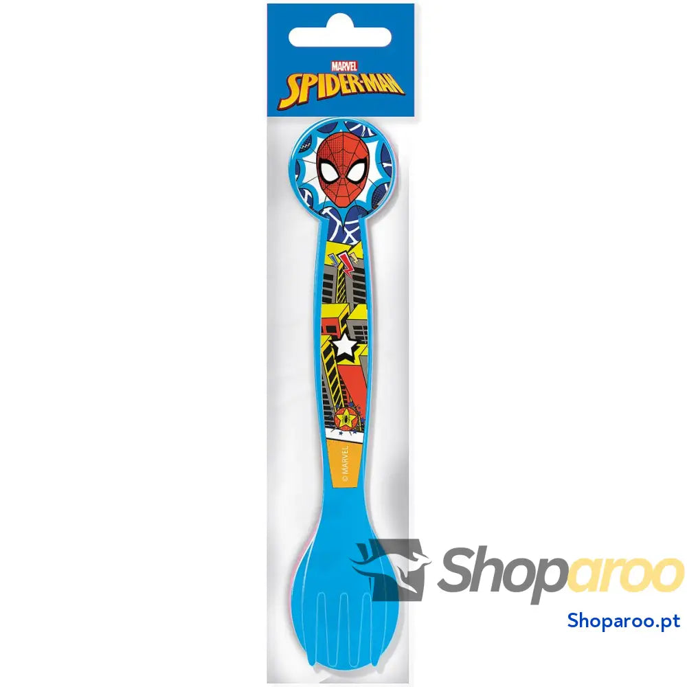 Conjunto de Talheres Spider-Man CZ11402 Multicolor Plástico 2 Peças