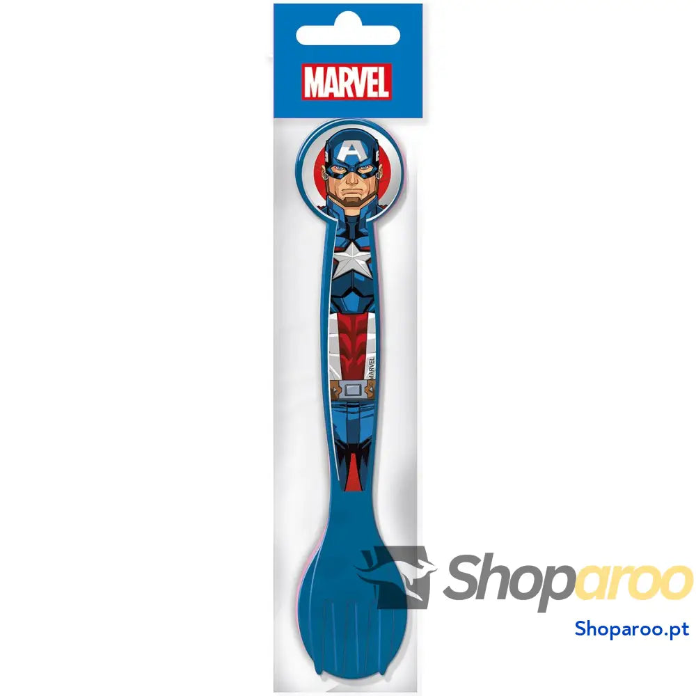 Conjunto de Talheres The Avengers CZ11397 Multicolor Plástico 2 Peças