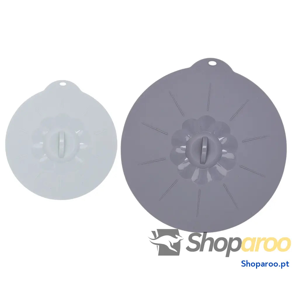 Conjunto de tampas Quid Ozon Silicone Plástico 2 Peças