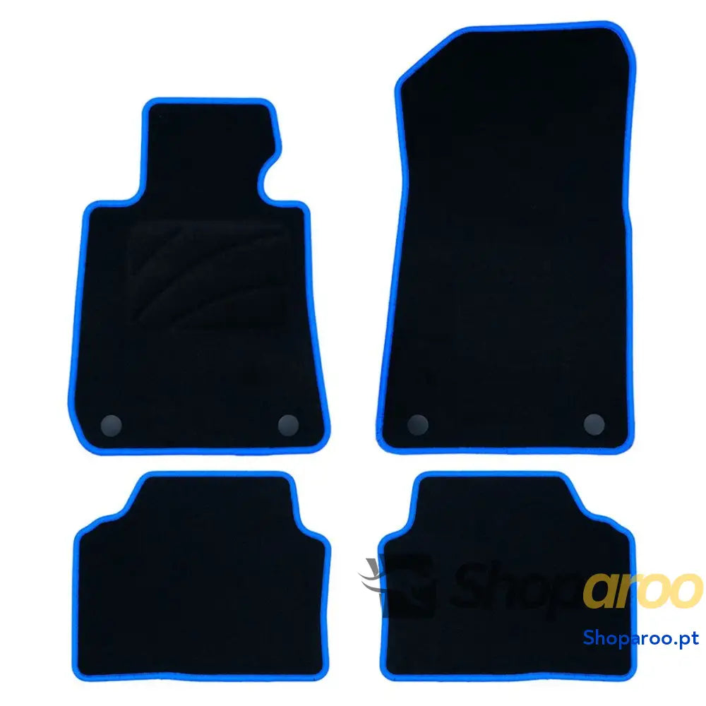Conjunto de Tapetes Carro OCC Motorsport OCCBW0026BL Azul 5 Peças