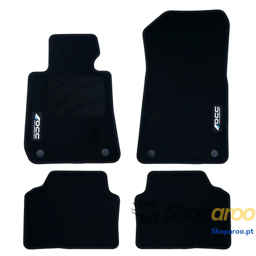 Conjunto de Tapetes Carro OCC Motorsport OCCBW0026LOG Bmw E90 Serie 3 Sedan 5 Peças