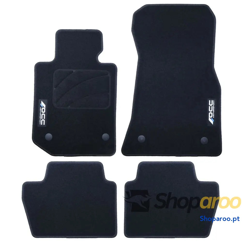 Conjunto de Tapetes Carro OCC Motorsport OCCBW0070LOG BMW G22 Serie 4 Coupe 5 Peças