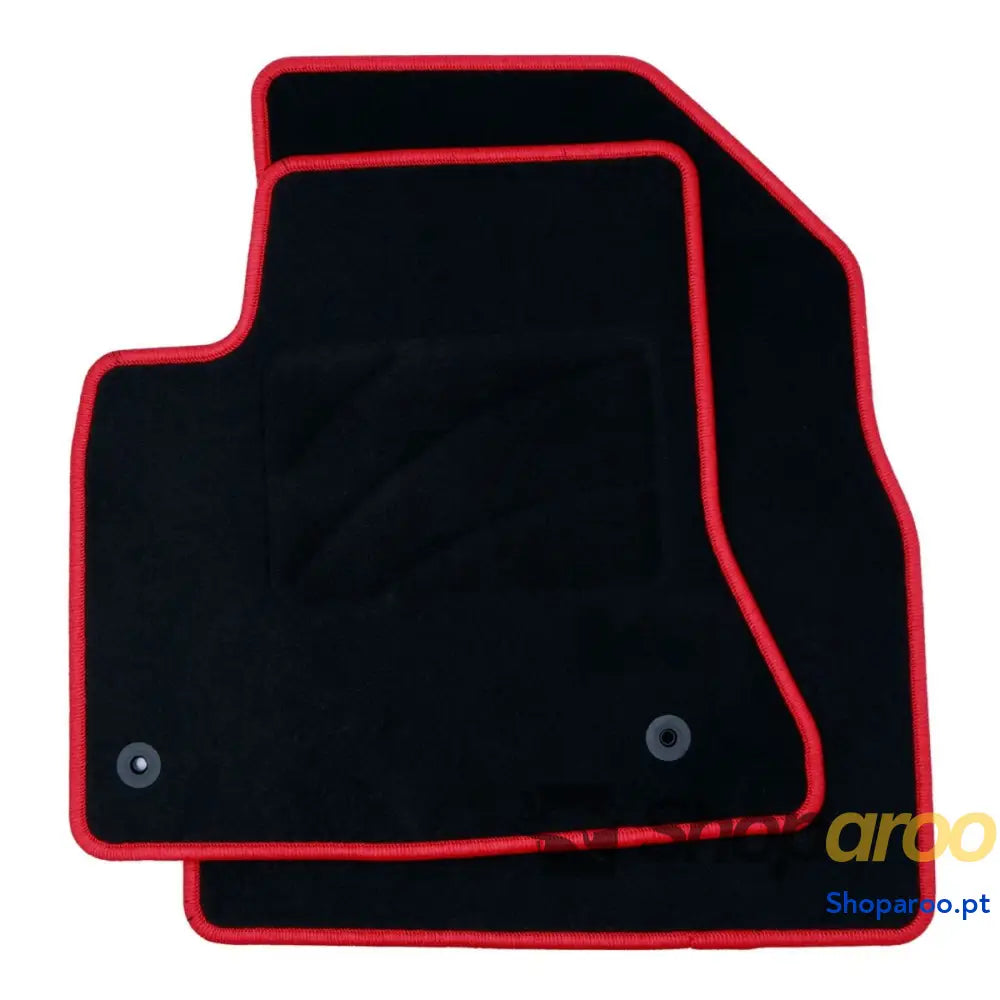 Conjunto de Tapetes Carro OCC Motorsport OCCCT0019RD Vermelho 5 Peças