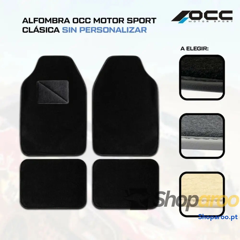 Conjunto de Tapetes Carro OCC Motorsport OCCFT0049GR 5 Peças