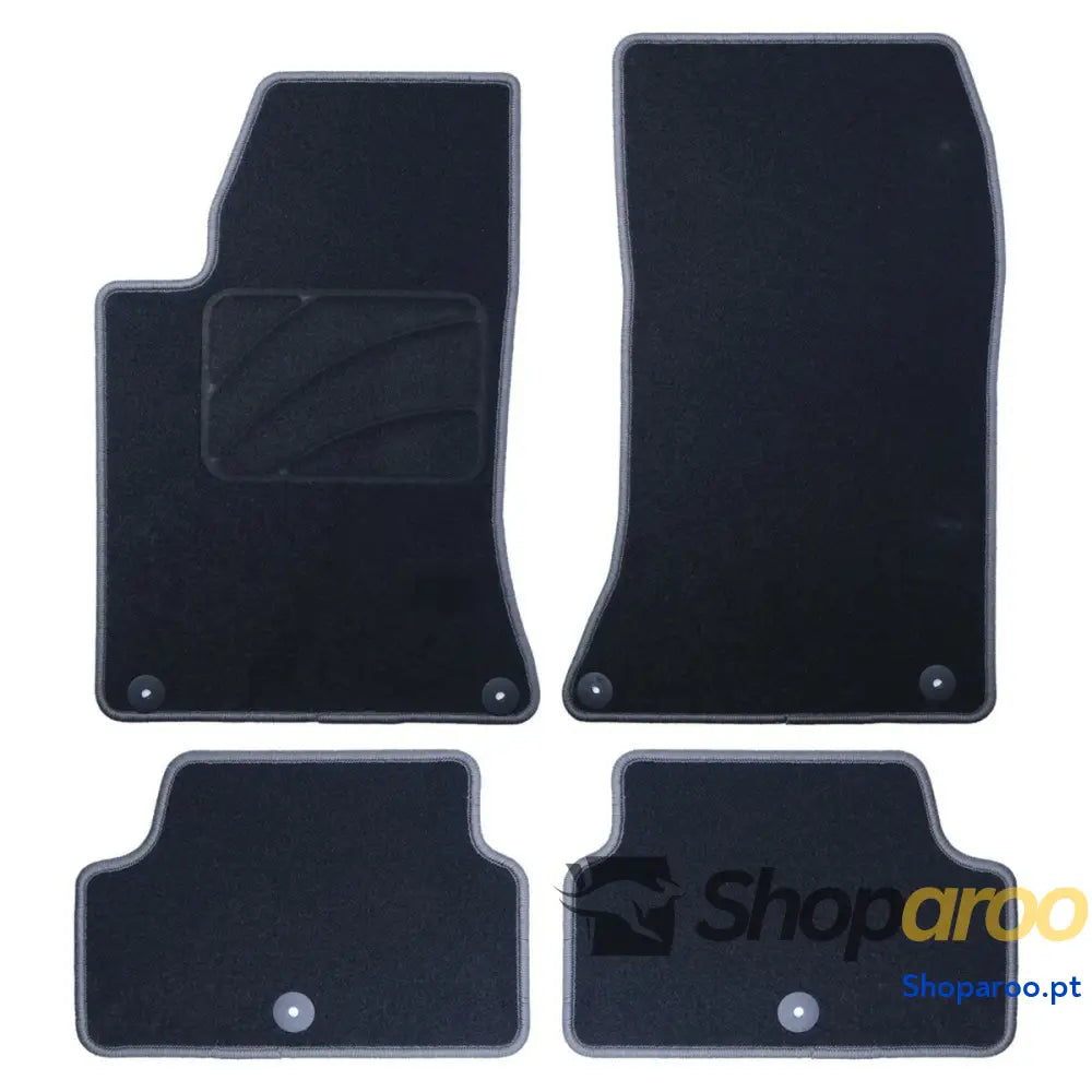 Conjunto de Tapetes Carro OCC Motorsport OCCIF0003GD Cinzento escuro Infinity Q30 5 Peças