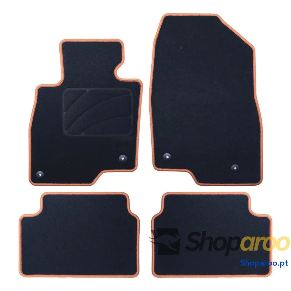 Conjunto de Tapetes Carro OCC Motorsport OCCMZ0012YE Mazda 6 Wagon 5 Peças