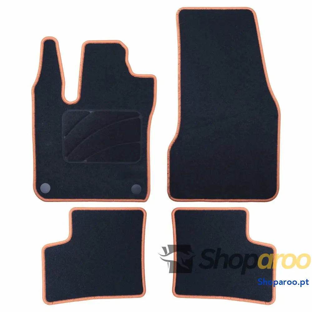 Conjunto de Tapetes Carro OCC Motorsport OCCRT0048YE RENAULT TWINGO 5 Peças