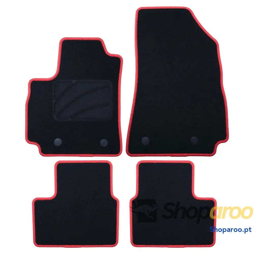 Conjunto de Tapetes Carro OCC Motorsport OCCRT0055RD Renault Arkana (2021) 5 Peças