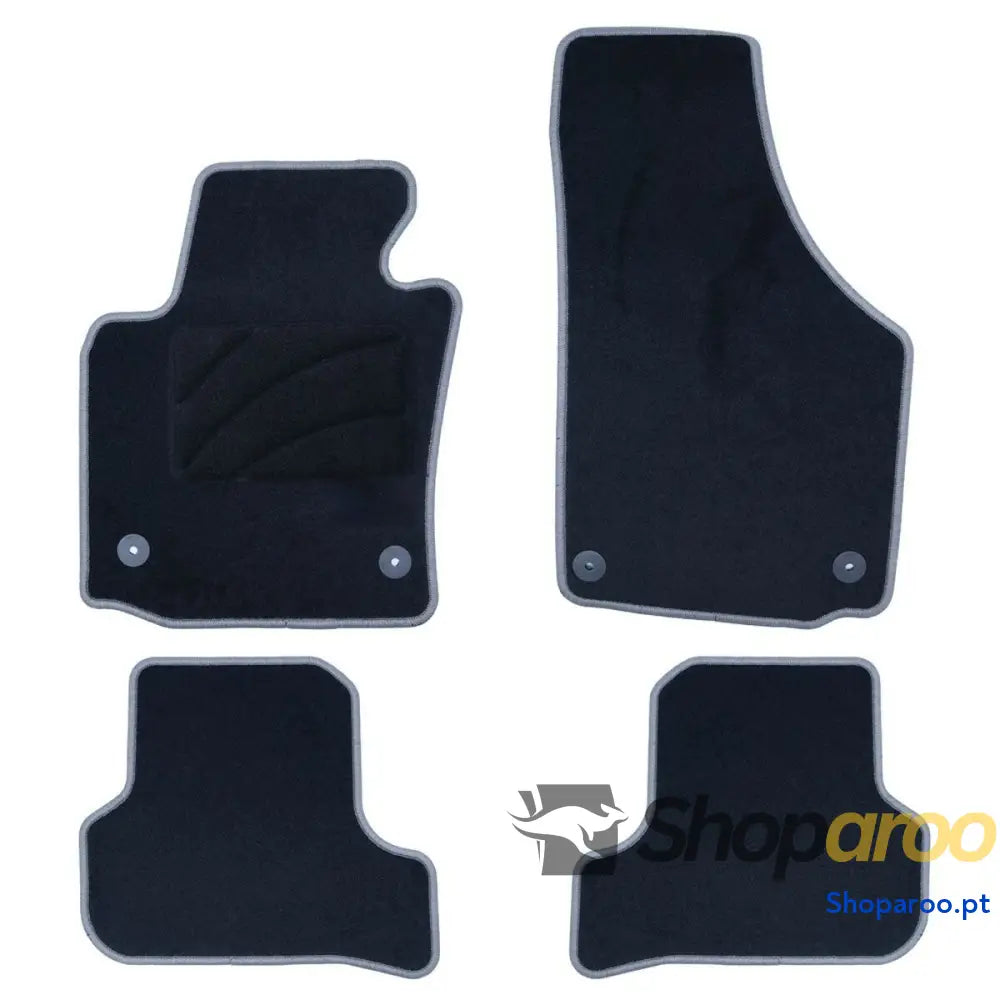 Conjunto de Tapetes Carro OCC Motorsport OCCST0015GD Cinzento 5 Peças