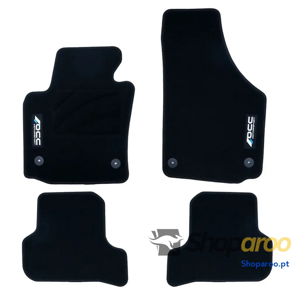 Conjunto de Tapetes Carro OCC Motorsport OCCST0015LOG Seat Leon Mk2 5 Peças