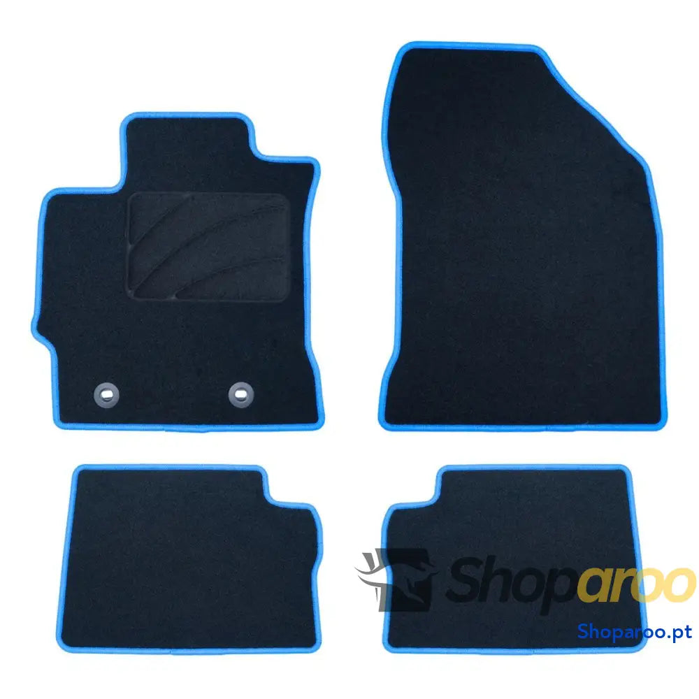 Conjunto de Tapetes Carro OCC Motorsport OCCTY0002BL Azul 5 Peças