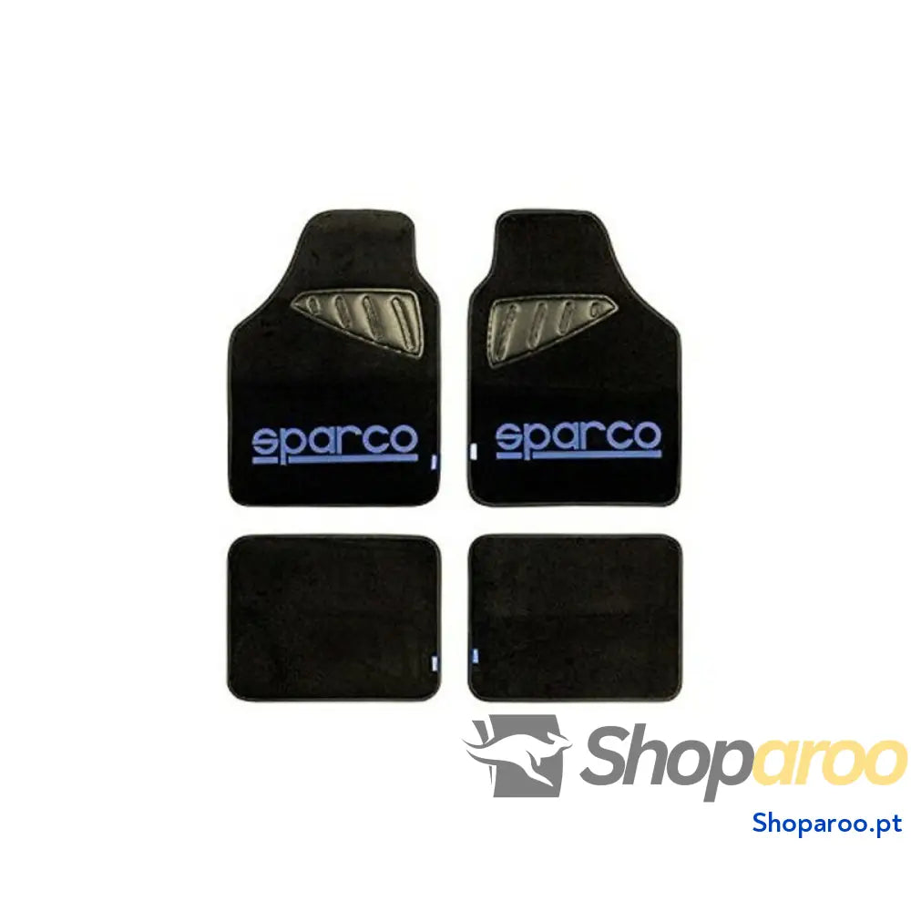 Conjunto de Tapetes Carro Sparco SPC1901 Universal Preto/Azul (4 pcs)