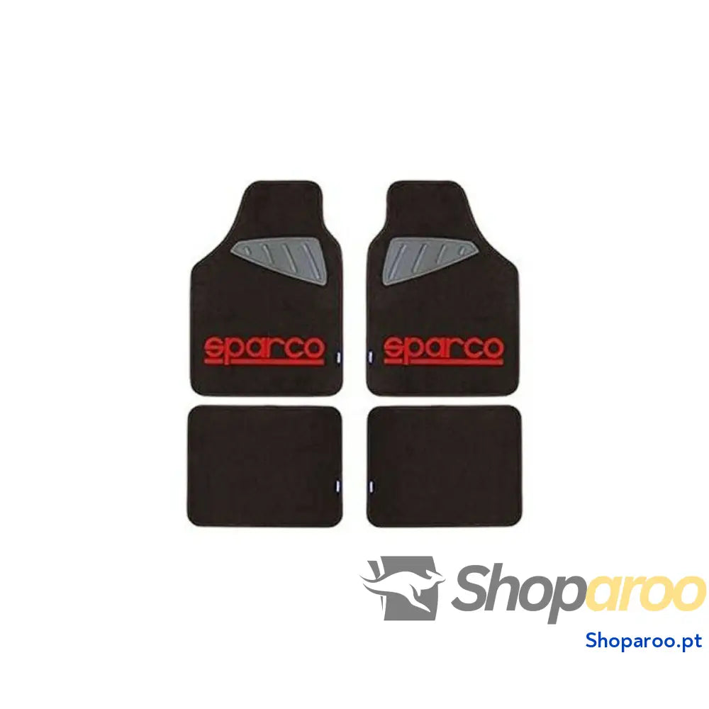 Conjunto de Tapetes Carro Sparco SPC1903 Universal Preto/Vermelho (4 pcs)