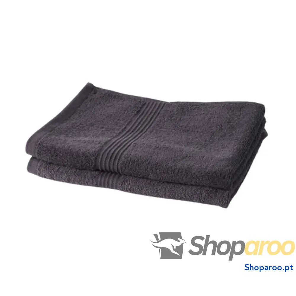 Conjunto de Toalhas TODAY Essential charcoal 50 x 90 cm (2 Unidades)