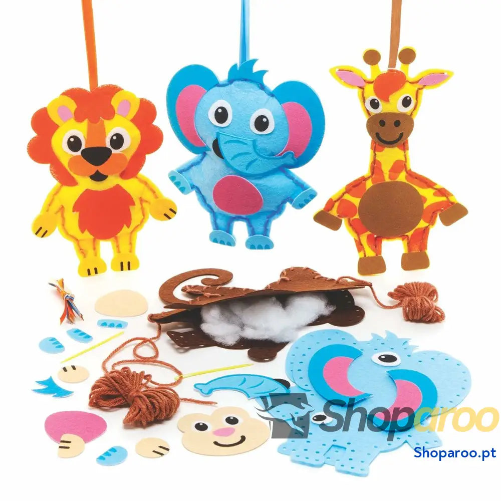 Conjunto de Trabalhos Manuais animais