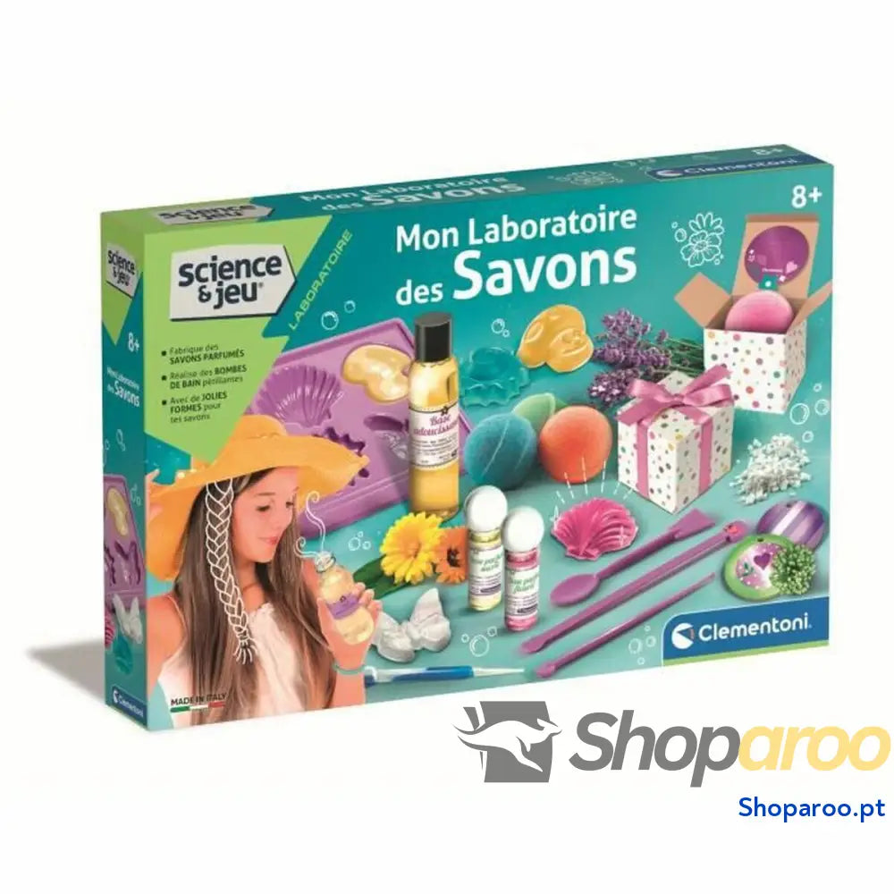 Conjunto de Trabalhos Manuais Clementoni My Soap Lab  Conjunto de fabrico de sabão