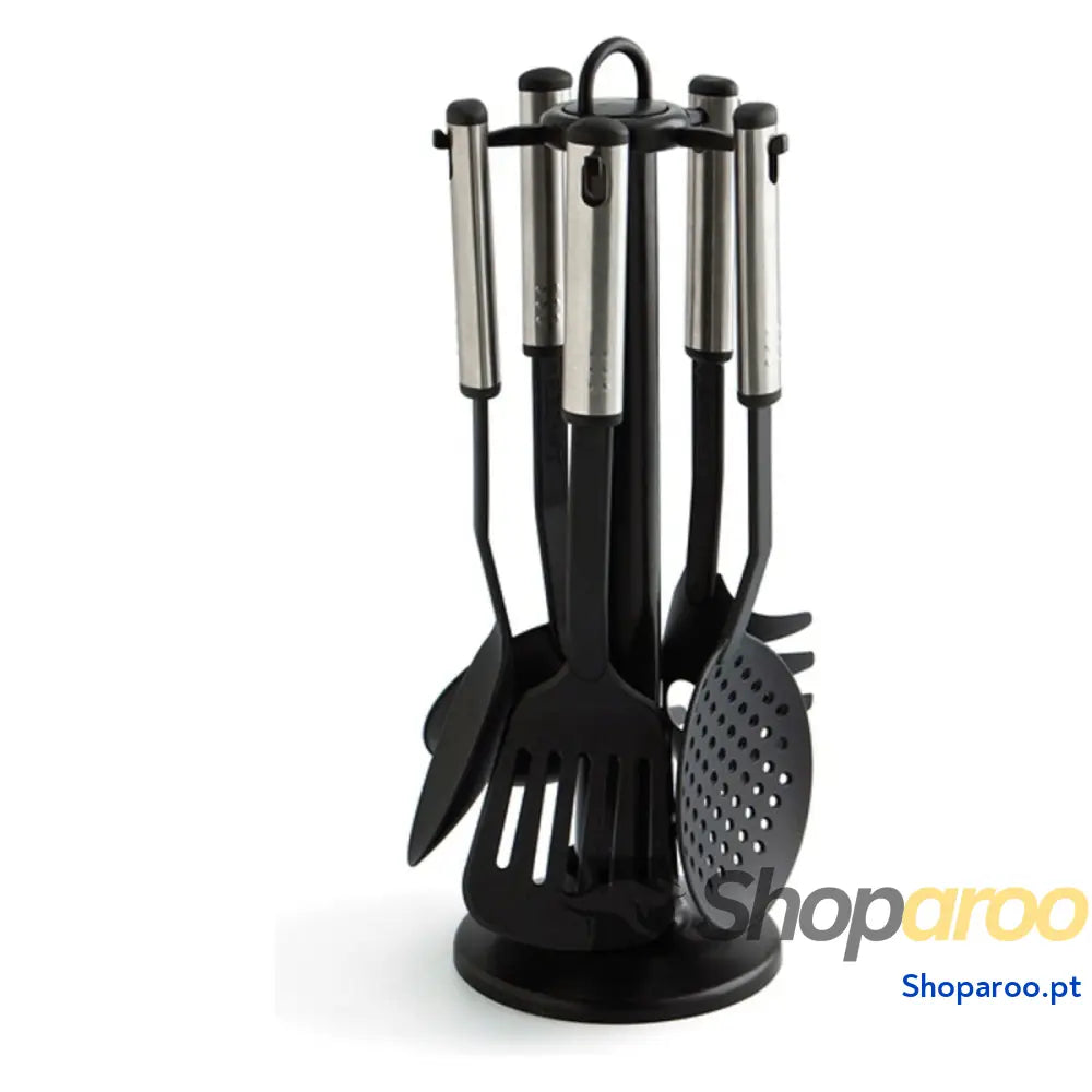 Conjunto de Utensílios de Cozinha Quid Cambria Aço Plástico (5 Unidades)