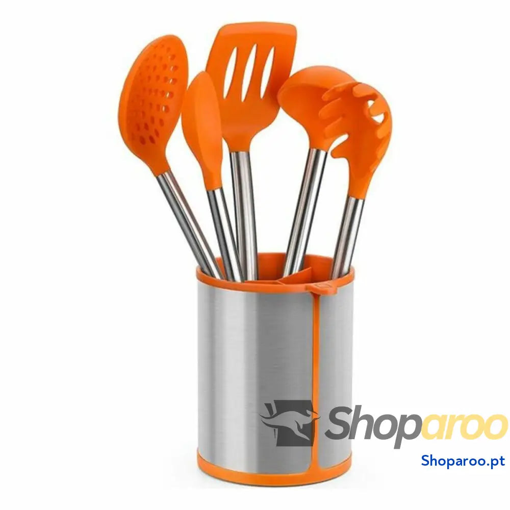 Conjunto de Utensílios para Cozinha BRA A195011 Laranja (6 pcs)