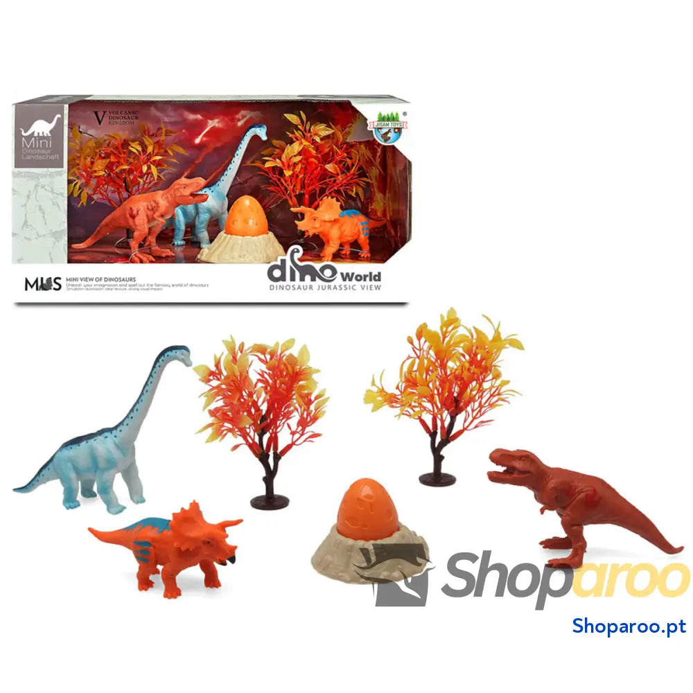 Conjunto Dinossauros 36 x 18 cm