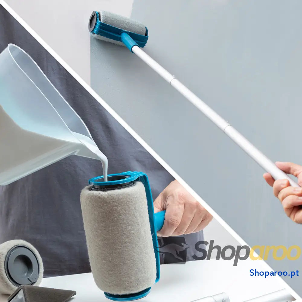 Conjunto Rolos de Pintura Recarregáveis Anti-gotas Roll'n'paint InnovaGoods 5 Peças