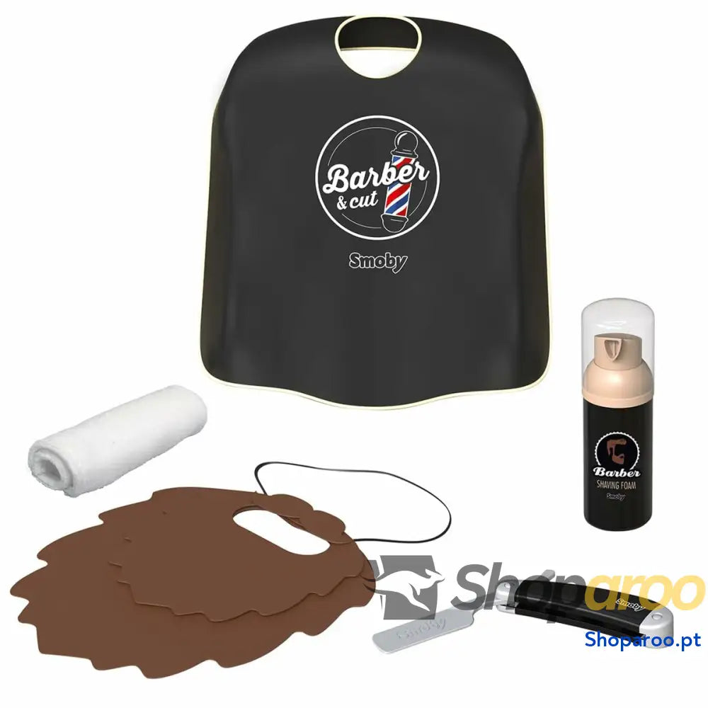 Conjunto Smoby barber and cut Preto