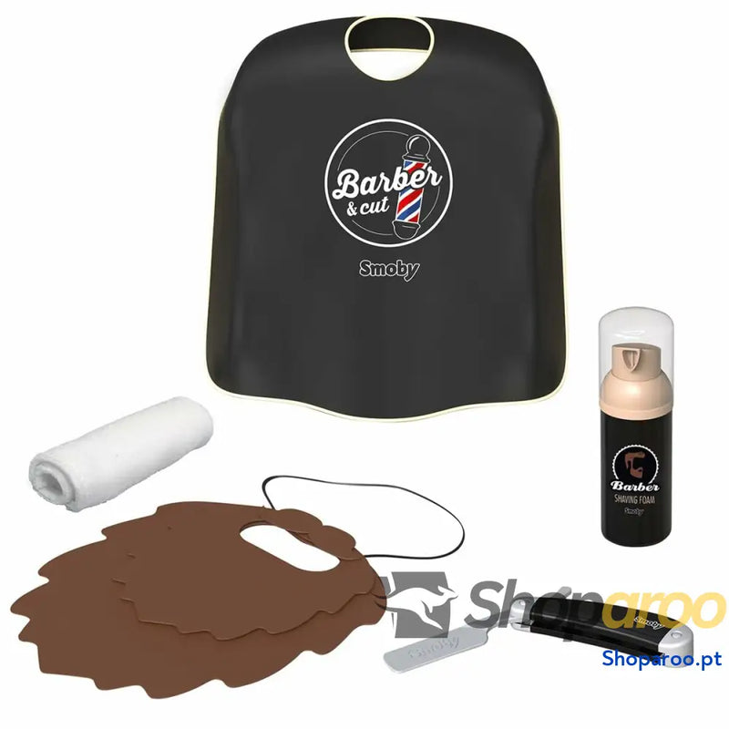 Conjunto Smoby barber and cut Preto