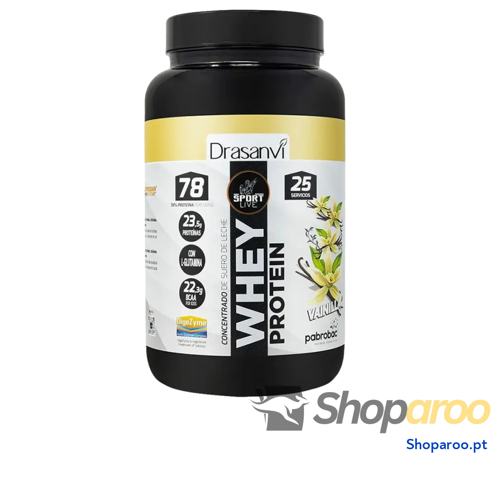 Conteúdo de proteínas Drasanvi Whey Protein 750 g Baunilha