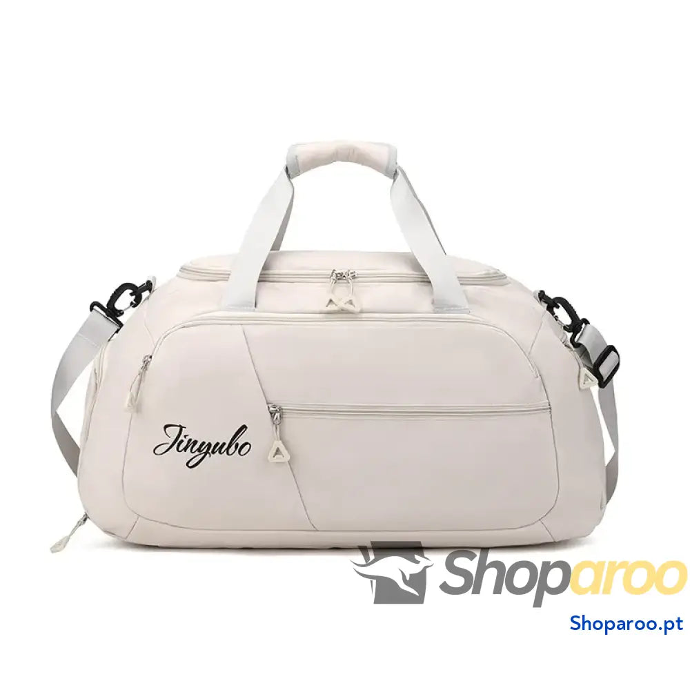 Contrast Nylon Travel Bag