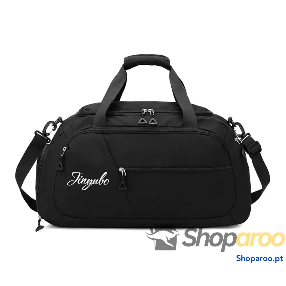 Contrast Nylon Travel Bag