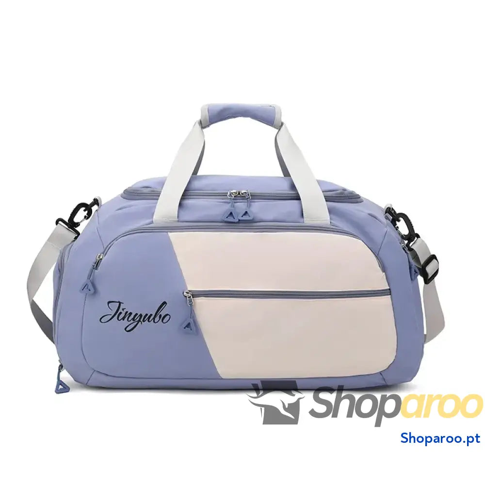 Contrast Nylon Travel Bag