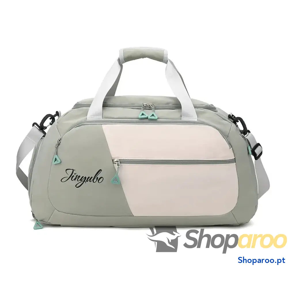 Contrast Nylon Travel Bag