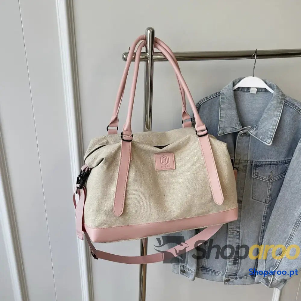 Contrast Travel Bag