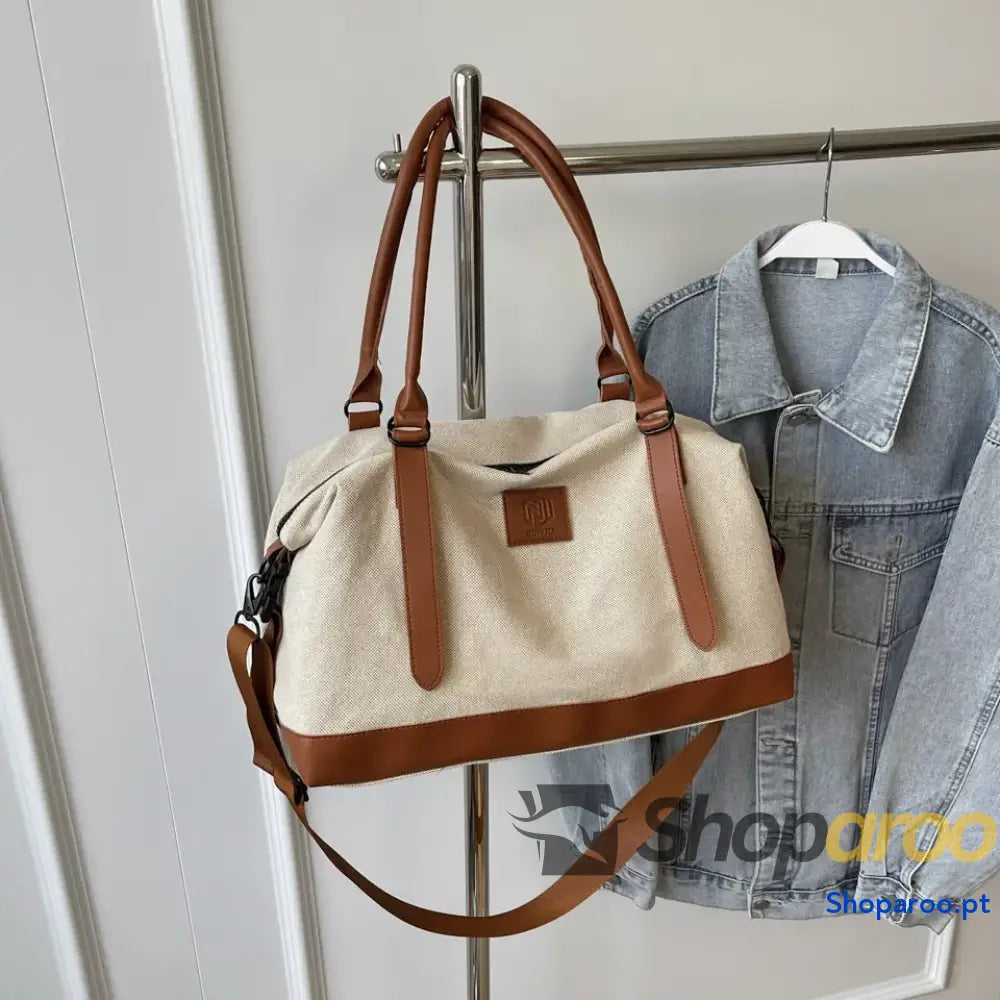 Contrast Travel Bag