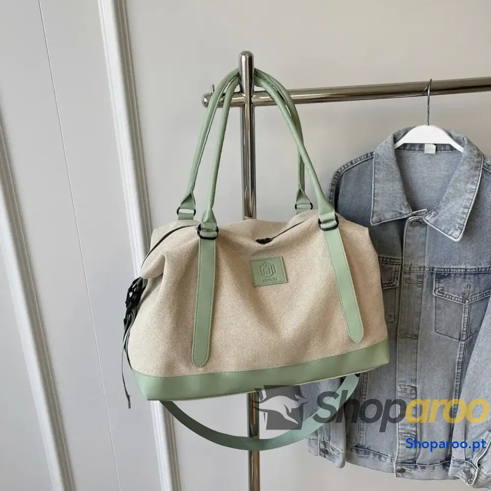 Contrast Travel Bag