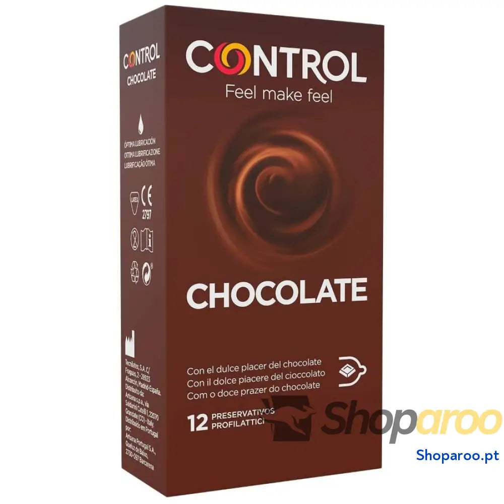 CONTROL ADAPTA CHOCOLATE CONDOMS 12 UNITS