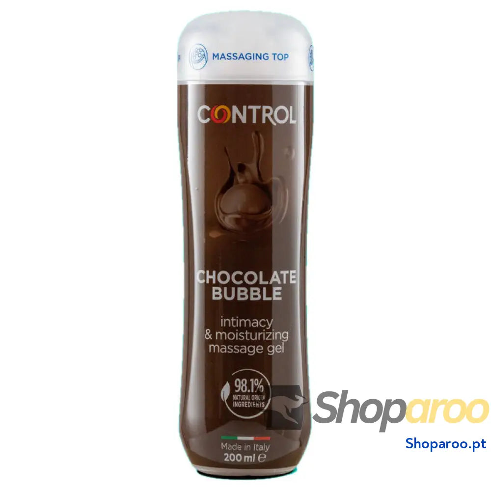 CONTROL - GEL DE MASSAGEM 3 EM 1 BOLHA DE CHOCOLATE 200 ML