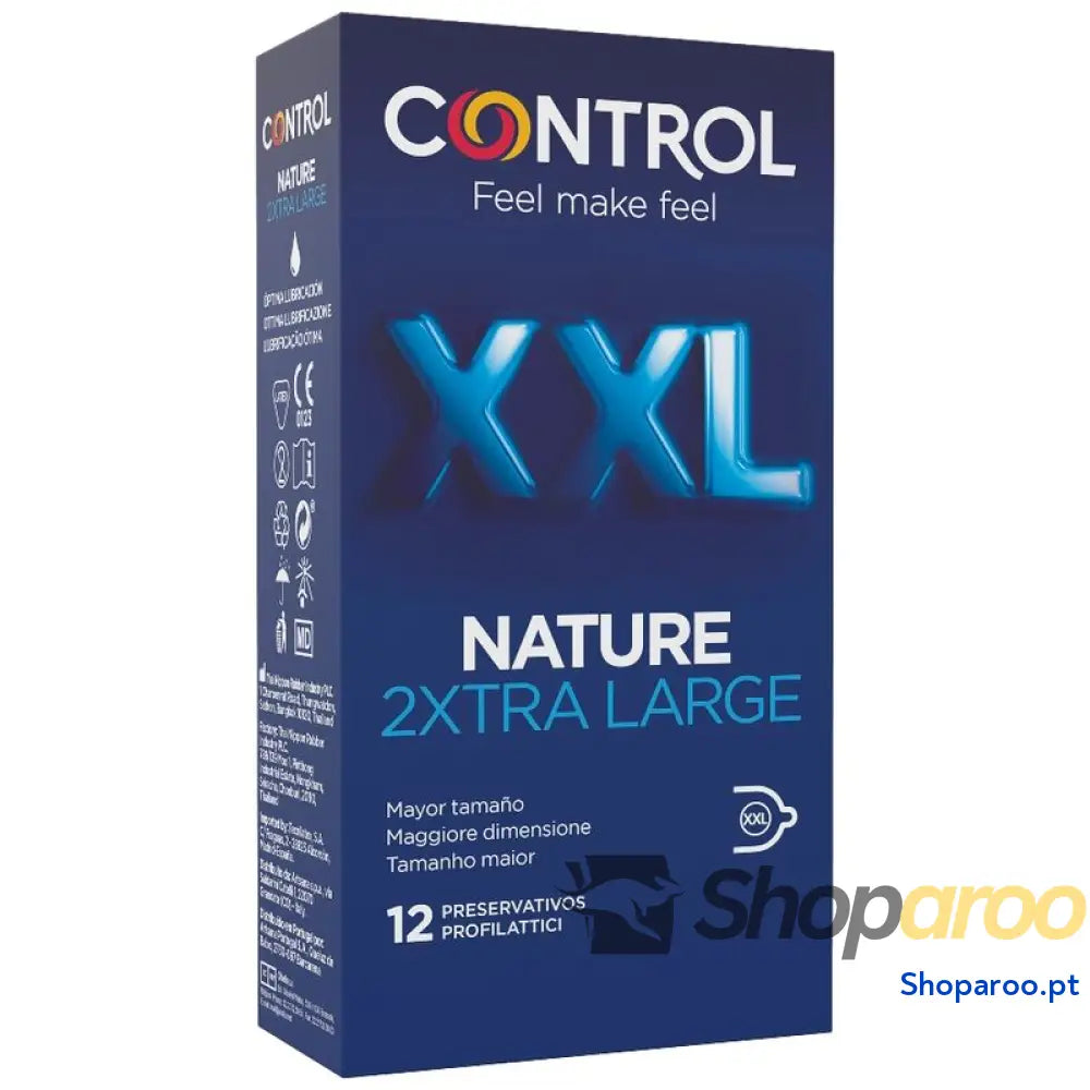 CONTROL NATURE PRESERVATIVOS 2XTRA GRANDES XXL 12 UNIDADES