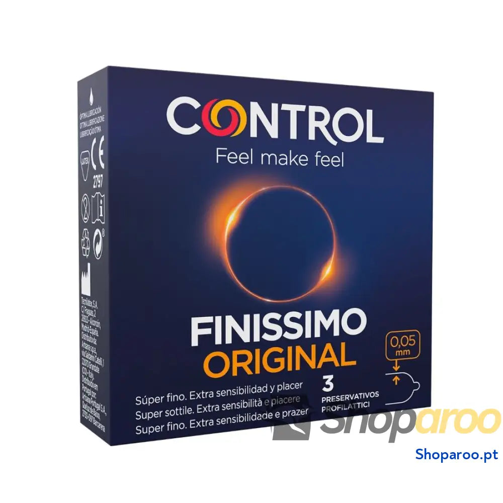 CONTROL PRESERVATIVOS FINISSIMO 3 UNIDADES