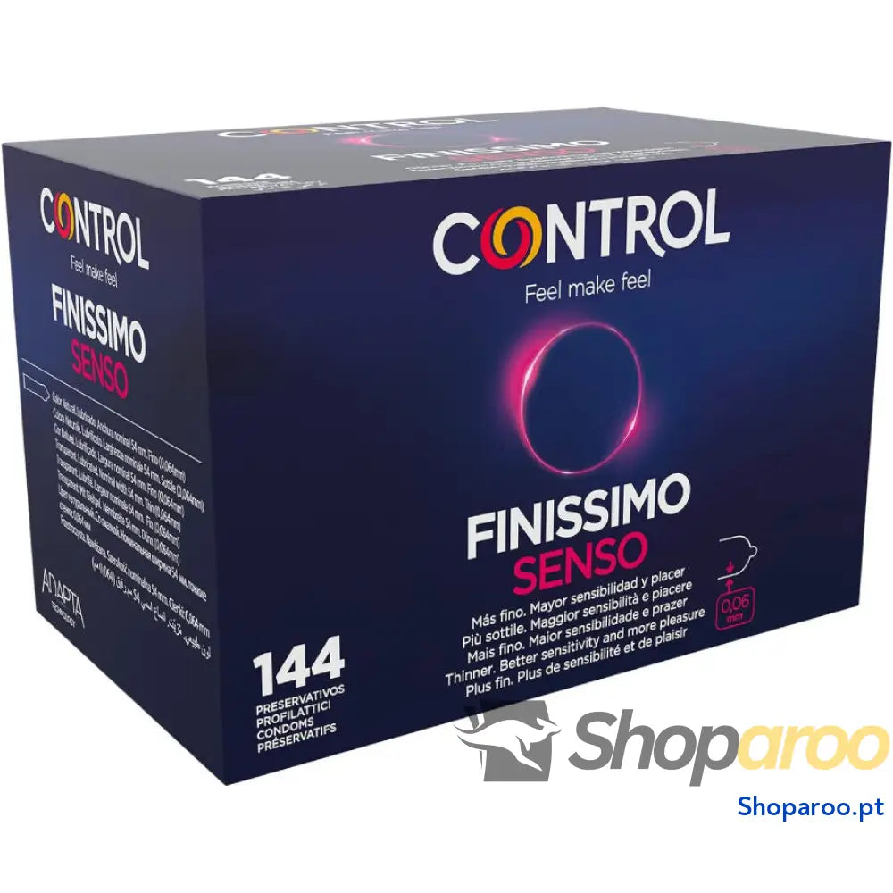 CONTROL PRESERVATIVOS FINISSIMO SENSO 144 UNIDADES