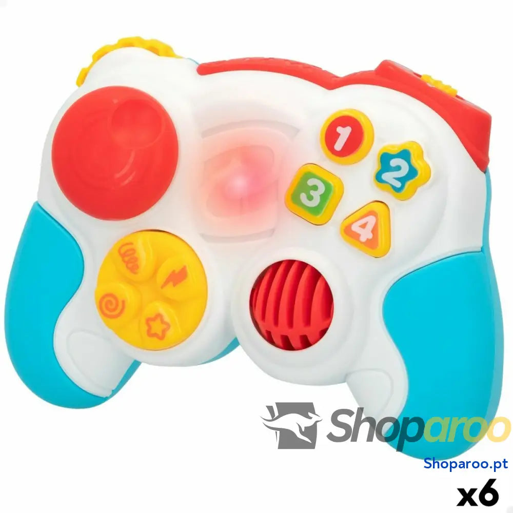 Controle de brinquedo PlayGo Azul 14,5 x 10,5 x 5,5 cm (6 Unidades)
