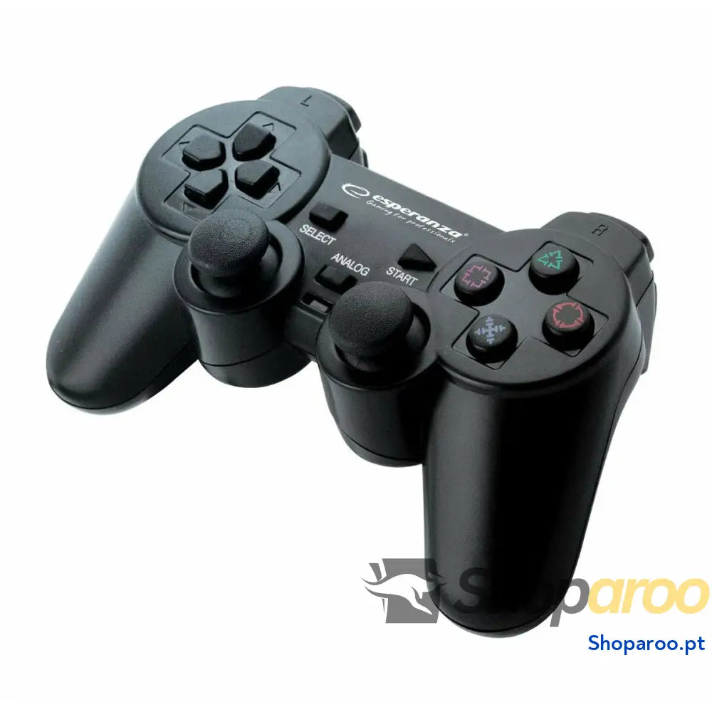 Controlo remoto sem fios para videojogos Esperanza Corsair GX500 Preto PC PlayStation 3 PlayStation 2