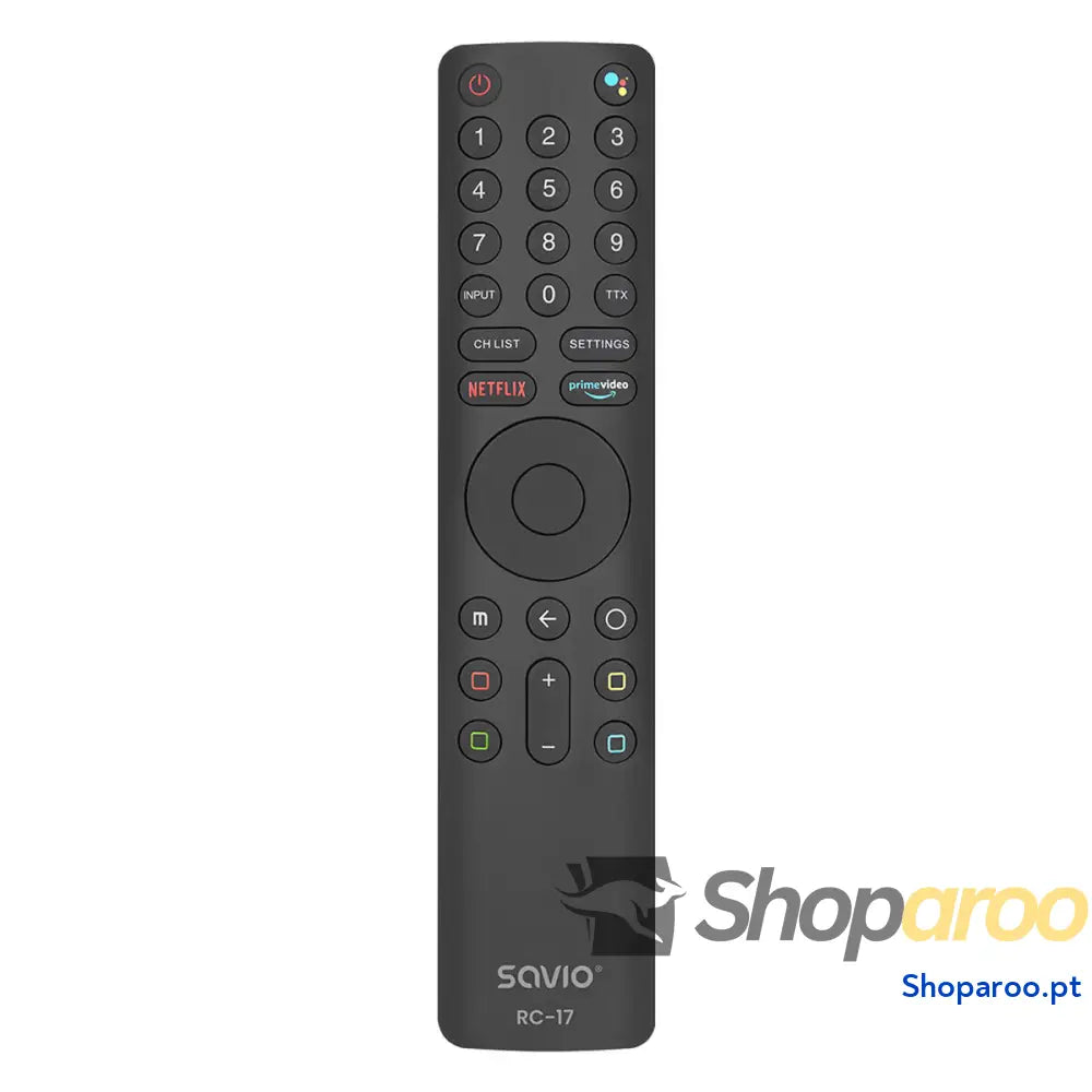 Controlo remoto universal Savio RC-17 Preto