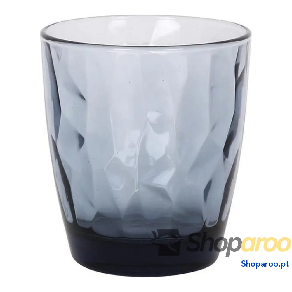 Copo Bormioli Rocco Diamond Azul Vidro Cristal (6 Unidades) (Pack 6 uds)