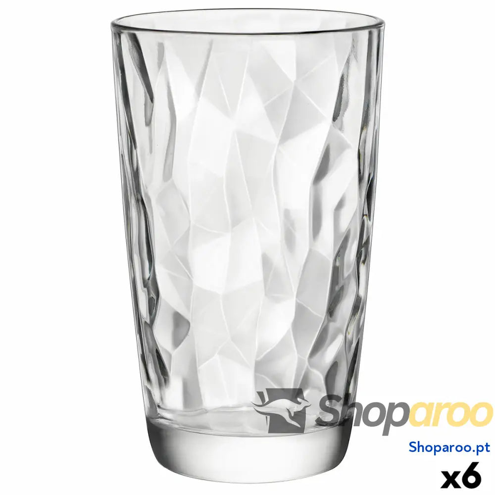 Copo Bormioli Rocco Diamond Transparente Vidro 470 ml 6 Unidades (Pack 6x)